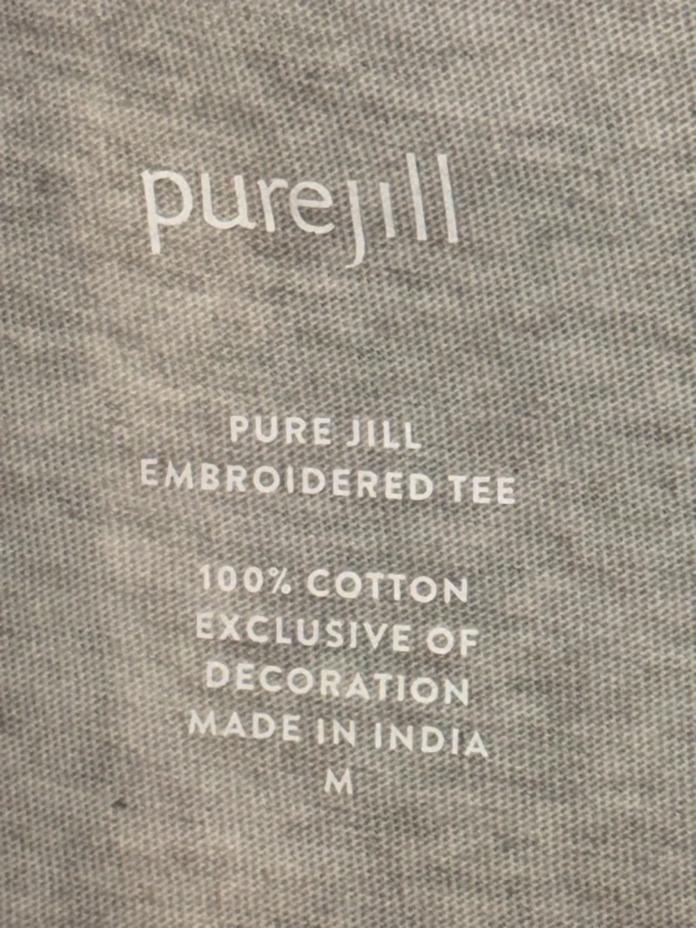 Cream Embroidered V-Neck Tunic Top with Blue Floral Accents - Picture 4 of 4